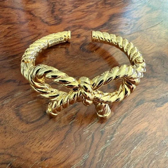 My Flat in London Gold Rope bangle Bracelet - Picture 8 of 8